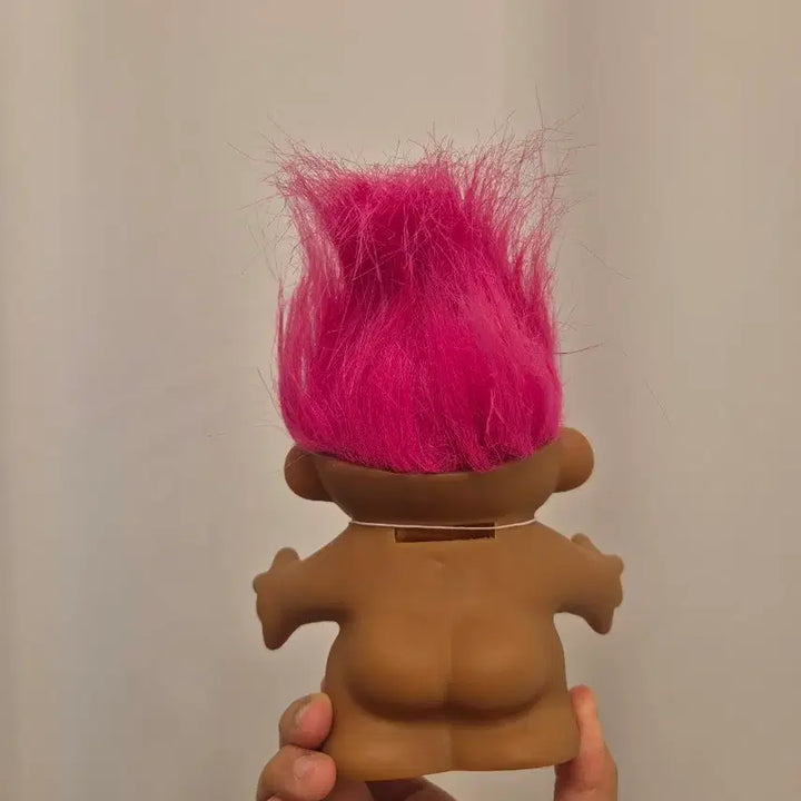 [BUNJANG] Vintage Lucky Pink Troll Figurine Piggy Bank / 빈티지 행운의 핑크 트롤 피규어 저금통