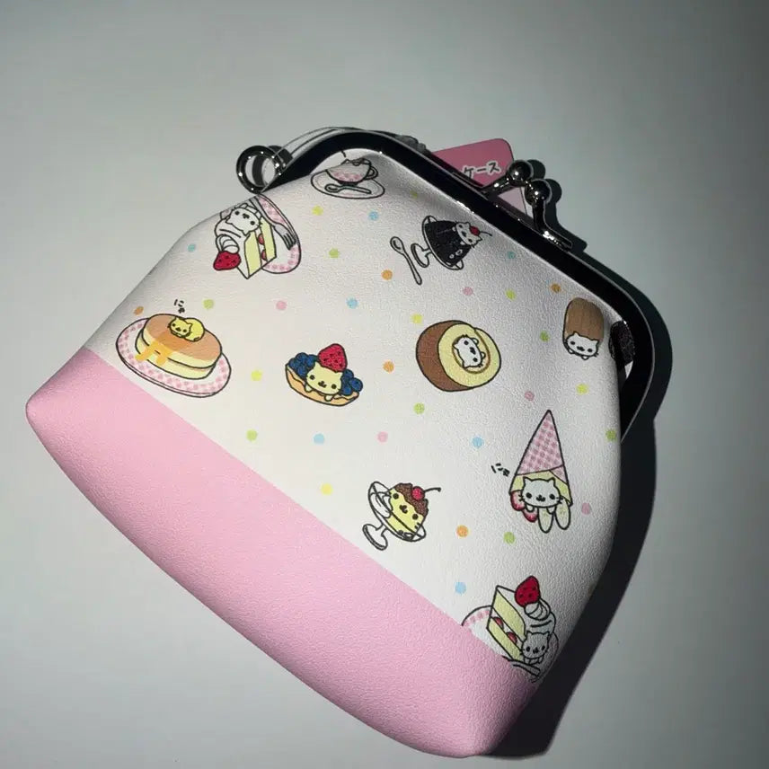[BUNJANG] Mamegoma Nyan Nyan Nyan Ko San-X Coin Pouch with Keychain / 마메고마 냥냥냥코 산엑스 동전지갑 파우치 키링 보관함