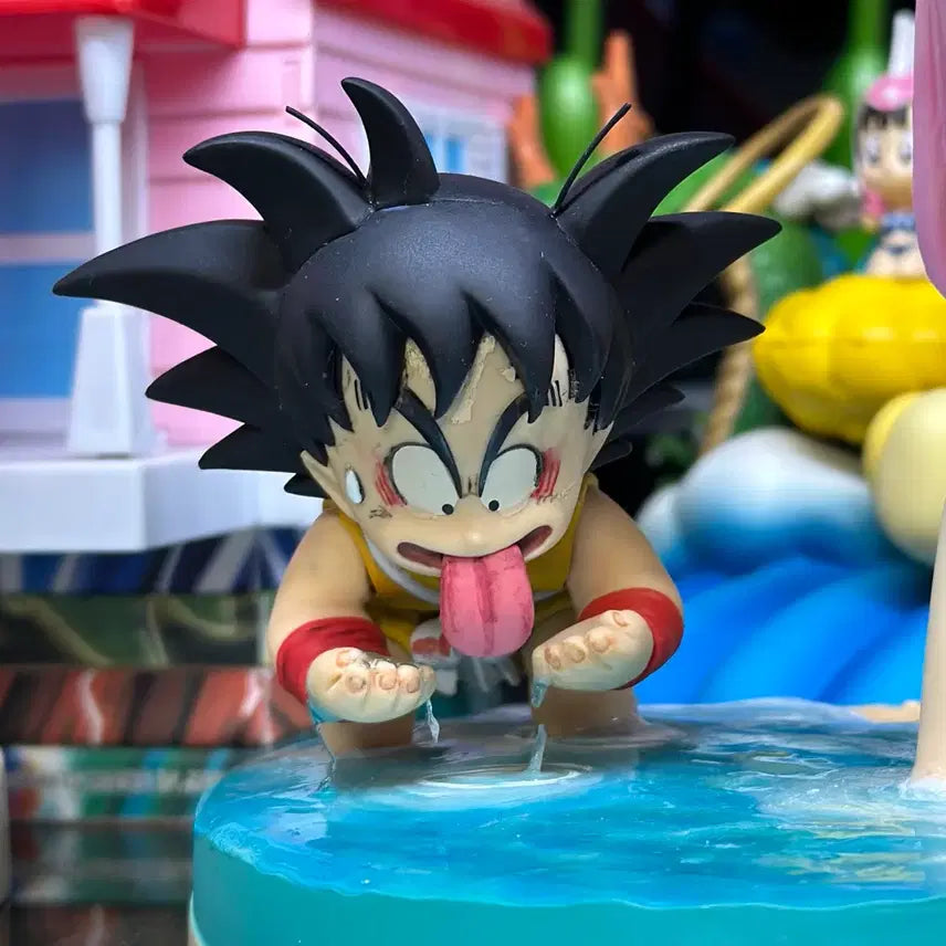 [BUNJANG] Dragon Ball Bulma &amp; Goku Repaint Figure / 드래곤볼 제일복권 부르마&amp;오공 리페인트