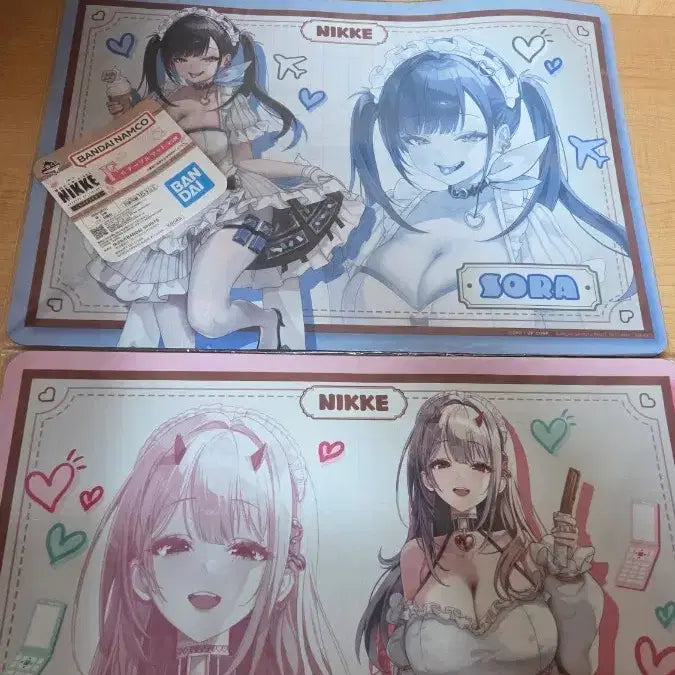 [BUNJANG] Nikke Sora, Viper Mat Bundle Set (Sealed) / 니케 F상 소라,바이퍼 매트 (일괄,미개봉)