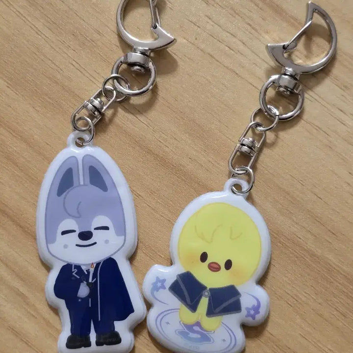[BUNJANG] SKZOO Wolf Chan &amp; Bbokari Secret Soft Keyring Bundle Set / 스키주 시크릿 소프트 키링