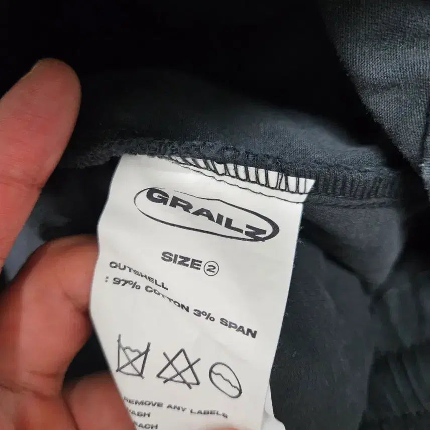 [BUNJANG] GRAILZ Black Cargo Pants Size 2 / GRAILZ 블랙 카고 팬츠 사이즈 2
