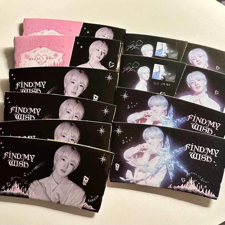[SOLD OUT] 엔시티 위시 사쿠야 컵홀더 10장 일괄 nct wish sakuya
