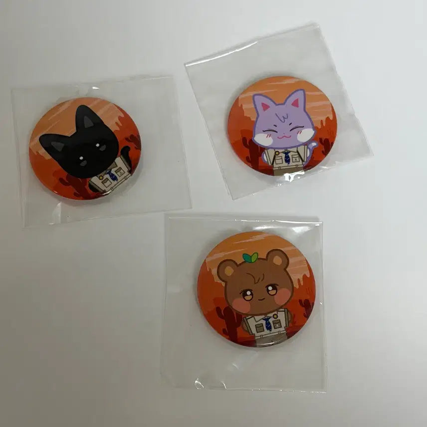 [BUNJANG] ATEEZ Aniteez in Treasure Popup Sandukyi Can Badge / 에이티즈 애니티즈 인 트레저 팝업 산덕이 캔 뱃지