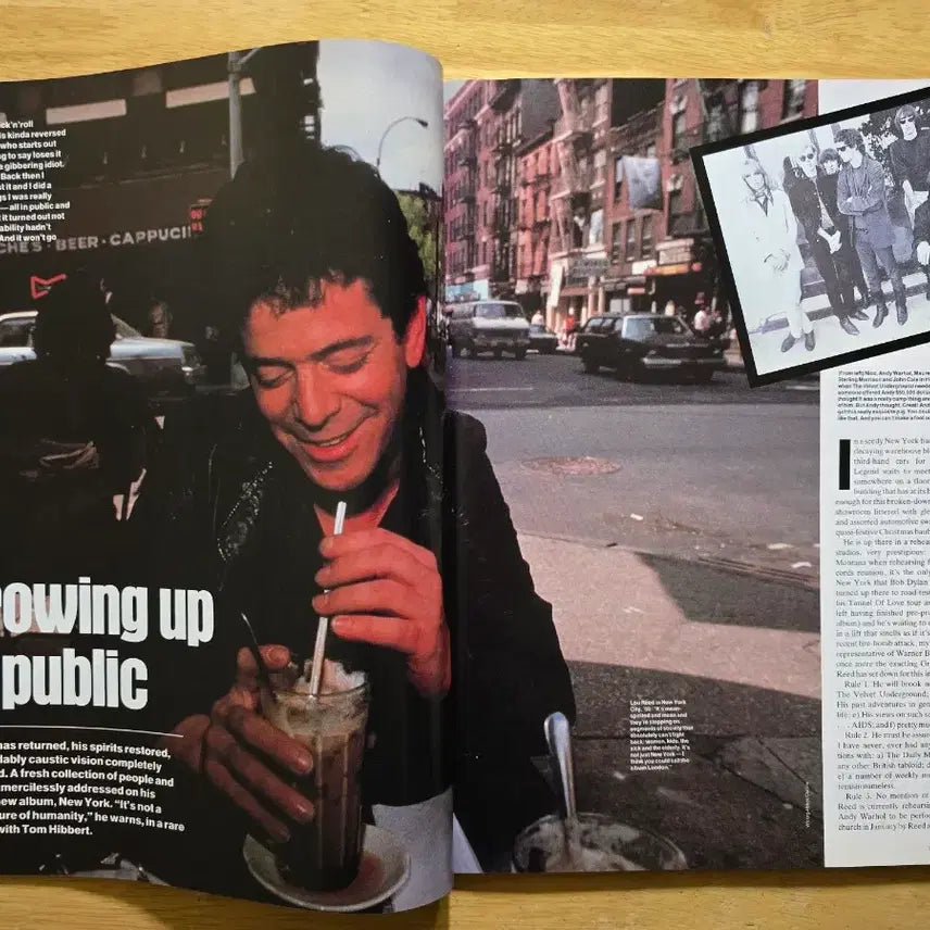 [BUNJANG] Q Magazine Lou Reed February 1989 / 매거진 Lou Reed 루 리드 Q 매거진