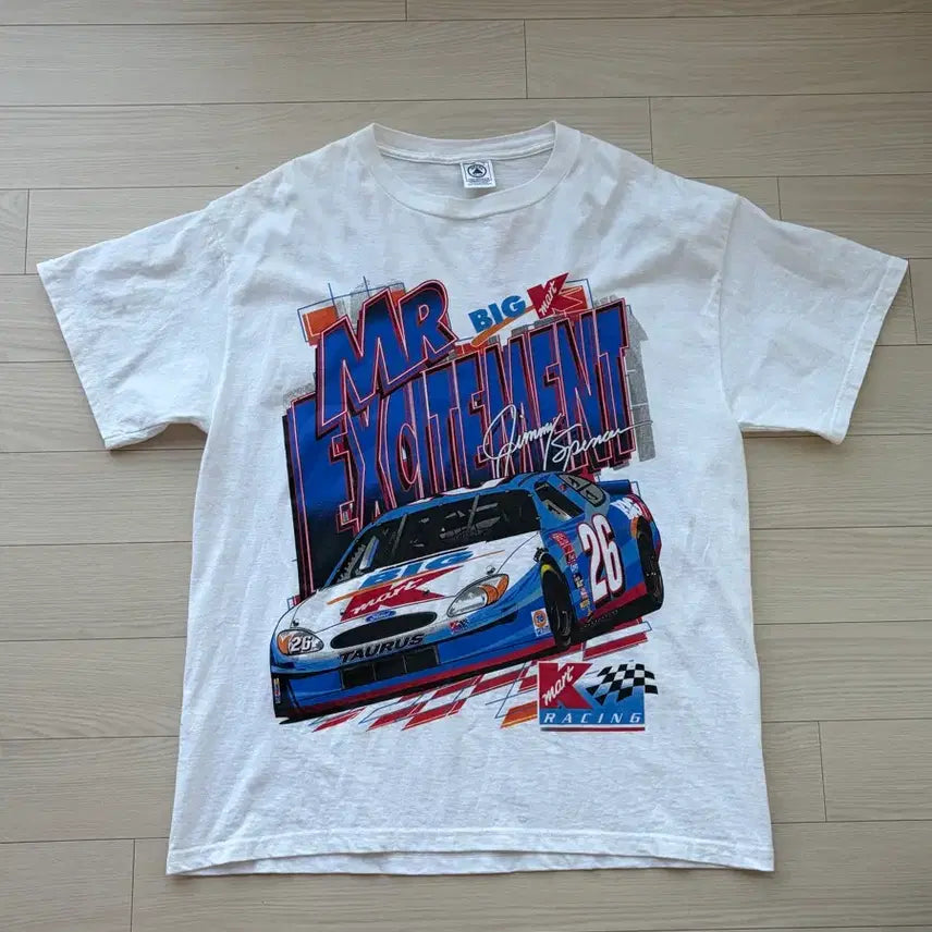 [BUNJANG] 00s Y2K NASCAR Vintage Promo T-Shirt L / 00s Y2K NASCAR 빈티지 프로모 티셔츠 L (103)