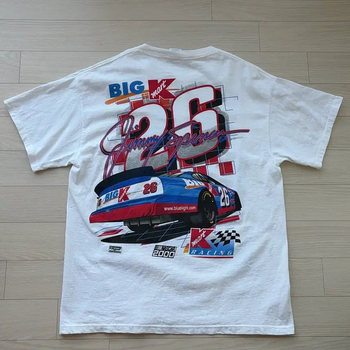 [BUNJANG] 00s Y2K NASCAR Vintage Promo T-Shirt L / 00s Y2K NASCAR 빈티지 프로모 티셔츠 L (103)