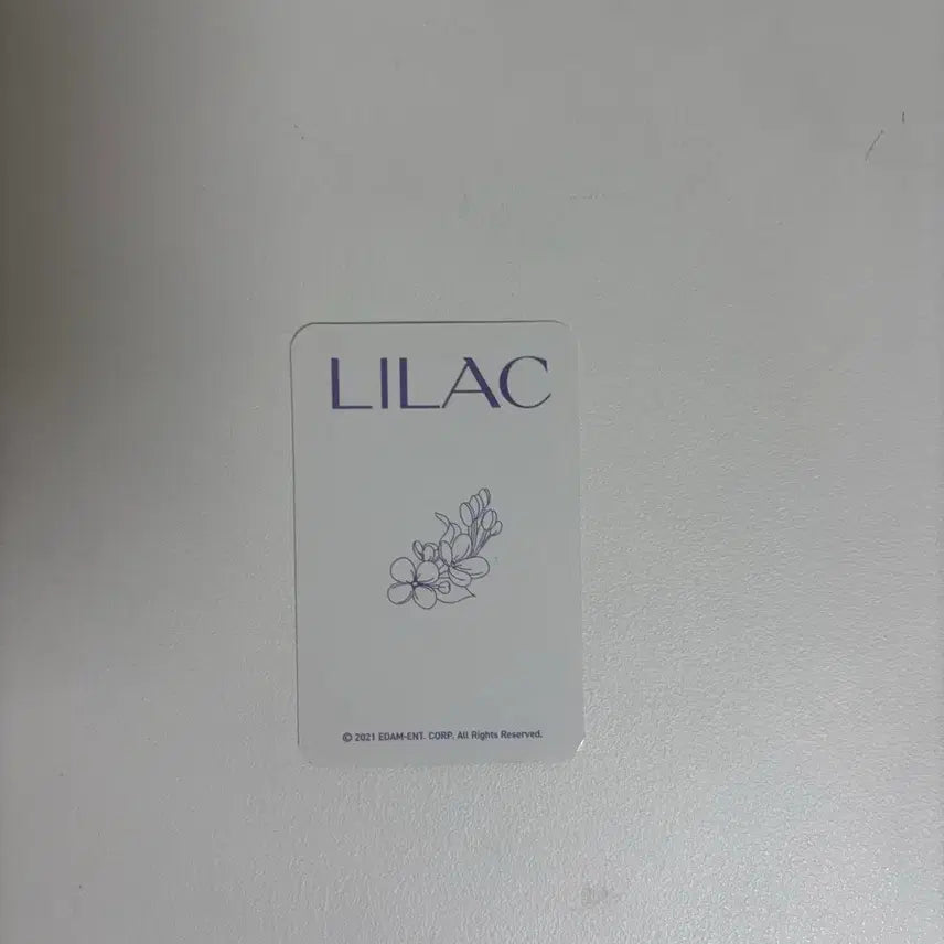 [BUNJANG] IU "LILAC" Photocard / 아이유 라일락 포토카드