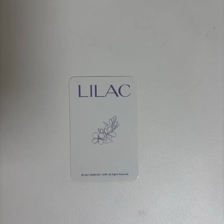 [BUNJANG] IU "LILAC" Photocard / 아이유 라일락 포토카드