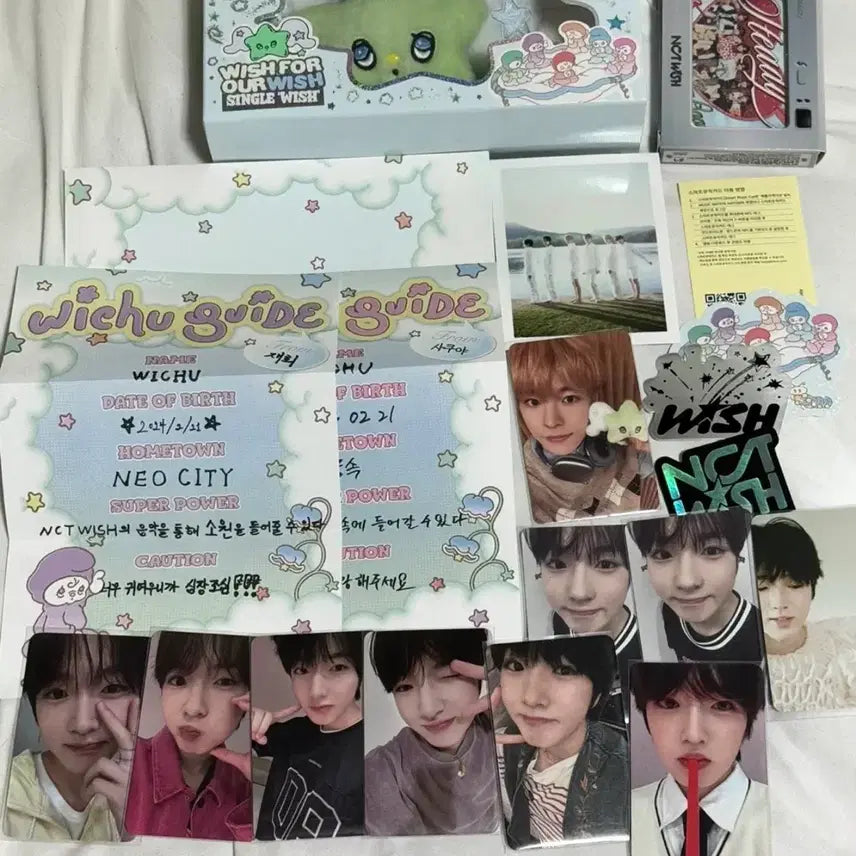 [BUNJANG] NCT Wish Yushi Sakuya Bundle Set Photocard / 엔위시 위시 위츄 사쿠야 포카 일괄