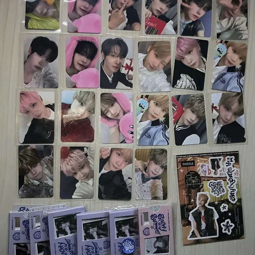 [BUNJANG] Kim Seongmin Kenshin Photocard Bundle Set / 일괄 급처) 클유아 김성민 켄신 포카 앨범 양도