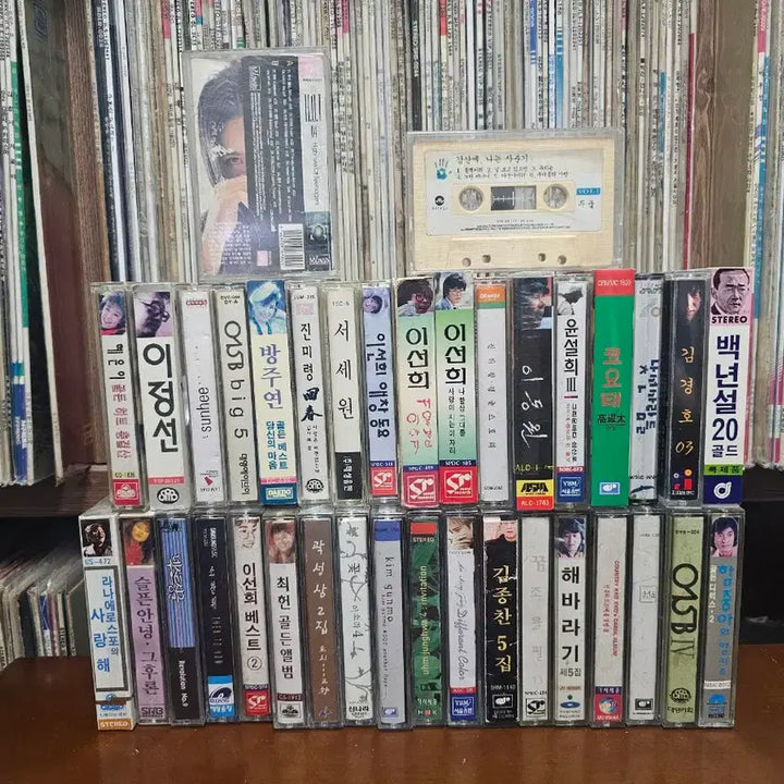 [BUNJANG] 125 Cassette Tapes Bundle Set / 카세트테이프 125개 일괄