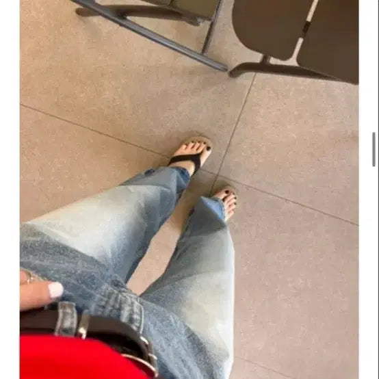 [BUNJANG] Mingming Market Raw Denim Pants Long Size 38 / 새상품 밍밍마켓 로우데님팬츠 롱 38사이즈 팝니다 !!