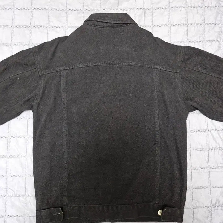[BUNJANG] Partimento Peach Skin Twill Trucker Jacket Black / 파르티멘토 피치스킨 트윌 트러커 자켓 블랙