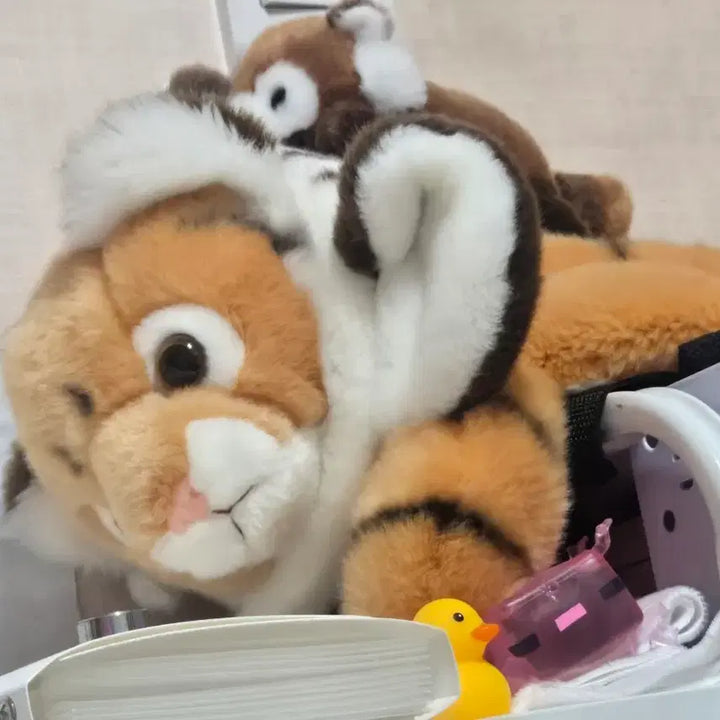 [BUNJANG] Everland Tiger Bag and Headband Set / 에버랜드 호랑이 가방+머리띠 2개 세트