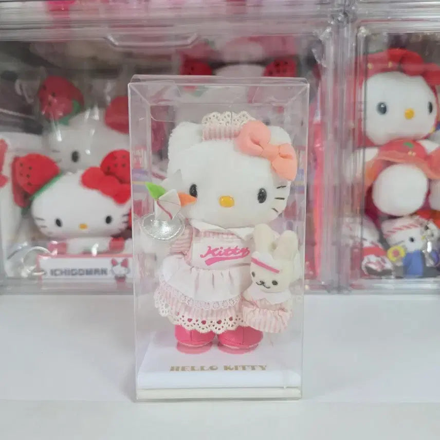 [BUNJANG] Hello Kitty Waitress Point Doll Classic Plush / 헬로키티 웨이트리스 포인트돌 인형 고전 키티