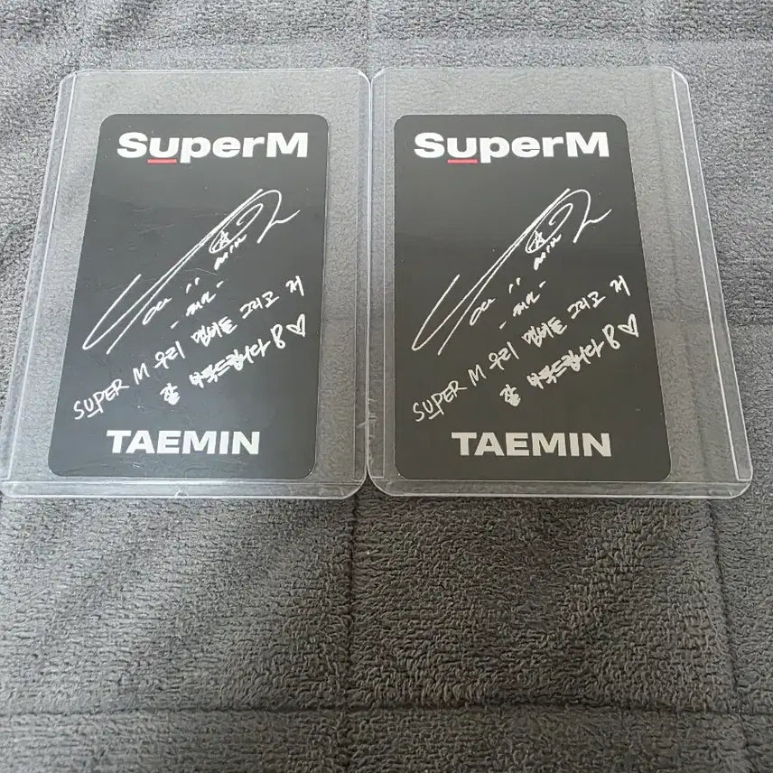 [BUNJANG] SuperM Taemin Photocard Bundle Set / SUPER M 태민포카 2장일괄판맨