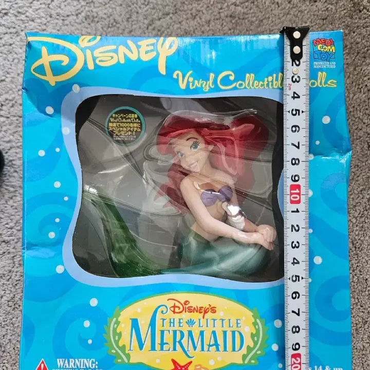 [BUNJANG] Medicom Toy VCD Disney Little Mermaid Ariel Vintage Sofubi Figure / 새상품 메디콤토이 VCD 디즈니 인어공주 에리얼 소프비 피규어