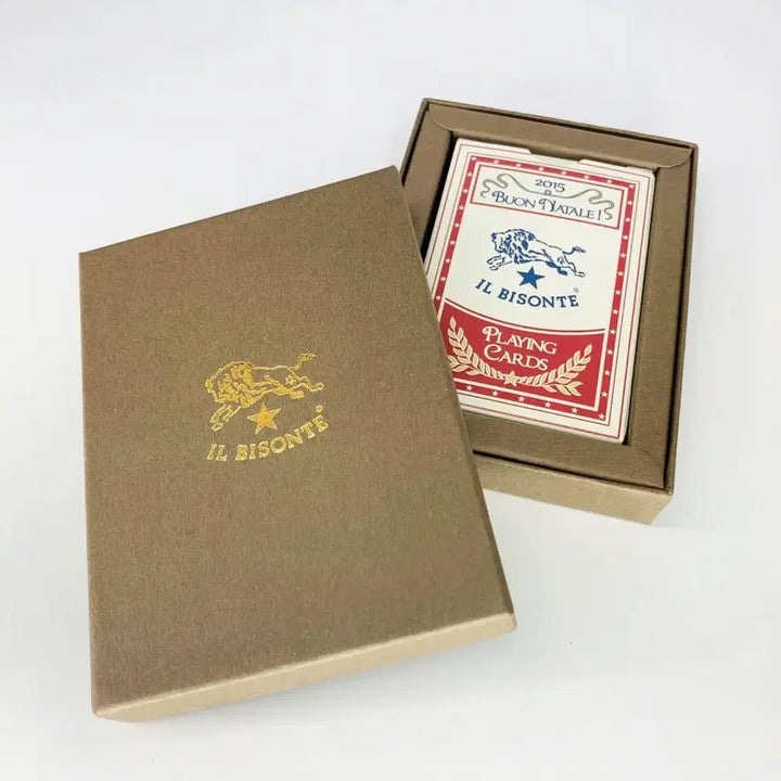 [BUNJANG] IL BISONTE Stripe Trump Card Limited Edition / IL BISONTE 일비종떼 스트라이프 트럼프카드 한정판 소장용 A584