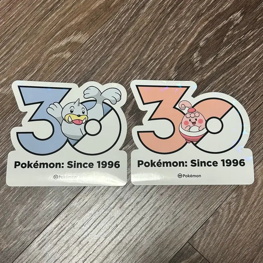 [BUNJANG] Pokemon 30th Anniversary Stickers JjuJju &amp; Pingbok / 포켓몬 30주년 스티커 쥬쥬 핑복