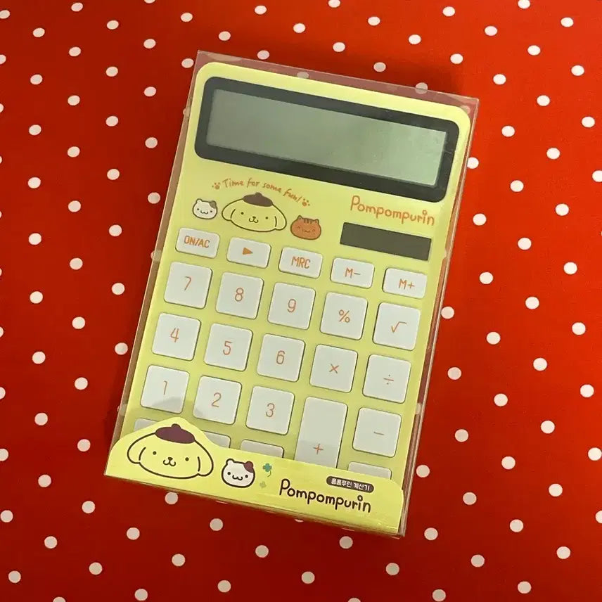 [BUNJANG] Pompompurin Calculator / 새상품)정품 폼폼푸린 계산기