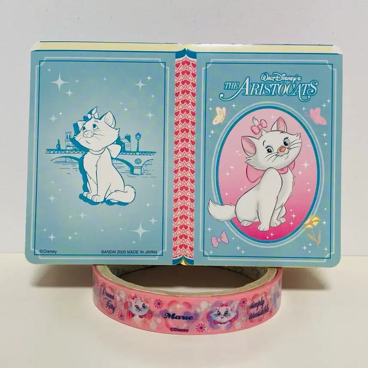 [BUNJANG] Disney Aristocats Marie Vintage Diary Stickers / 일본 디즈니 고전 빈티지 레트로 다이어리 스티커 아리스토캣츠 마리 스티커