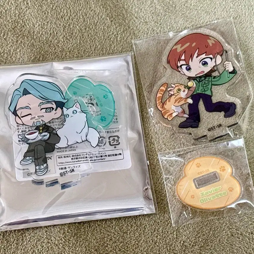 [BUNJANG] Jikuaks Karaoke Collaboration Cat Acrylic Standee / 지쿠악스 노래방 콜라보 고양이 아크릴 스탠드