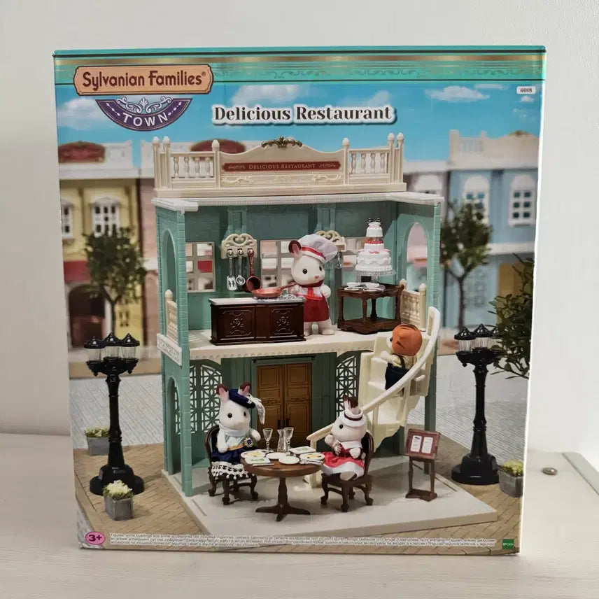 [BUNJANG] Sylvanian Families Delicious Restaurant Town Series Playset / 6018)결품X)실바니안 타운시리즈 딜리셔스 레스토랑