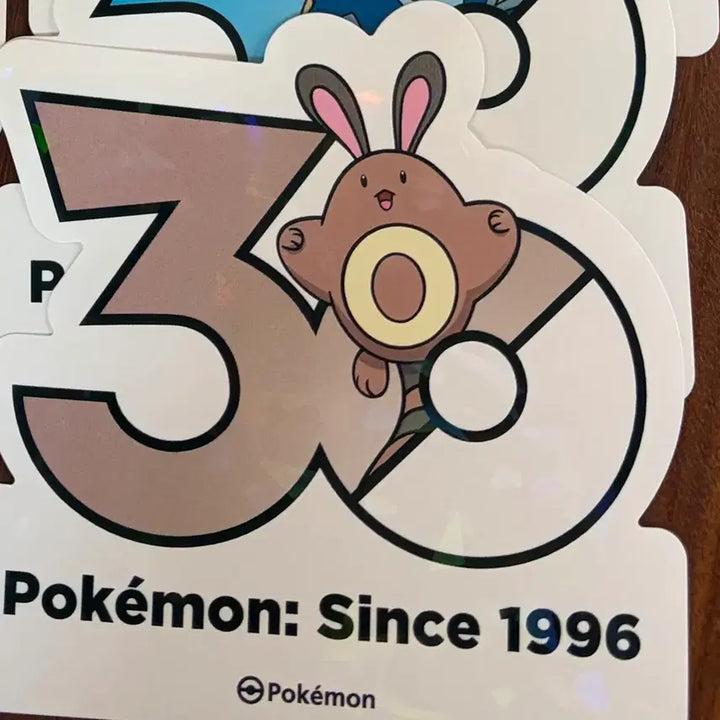 [BUNJANG] Pokemon 30th Anniversary Tail Sticker / 꼬리선 포켓몬 30주년 스티커
