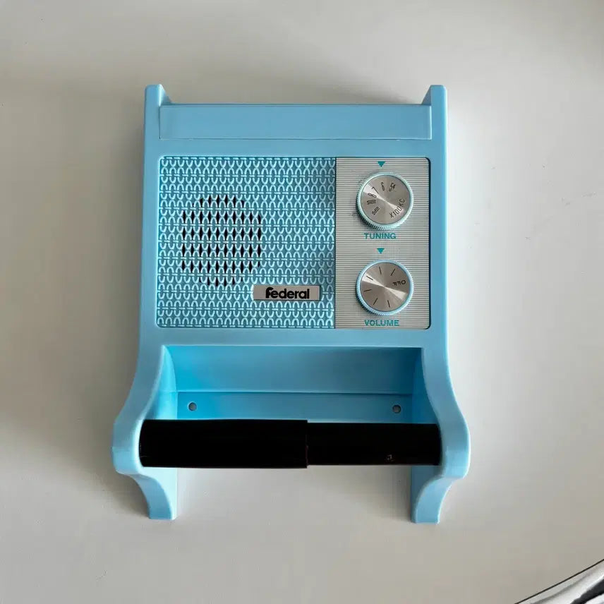 [BUNJANG] 1980s Vintage Radio Wall Mount Kitchen Tissue Holder / 1980년대 빈티지 라디오 벽걸이 주방 휴지걸이