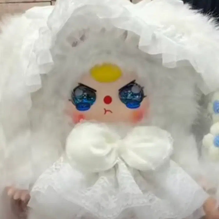 [BUNJANG] Baby Three Blossom 400 White Doll / 베이비쓰리 플라워 400 -  화이트 (반짝이 예쁜눈 물눈)