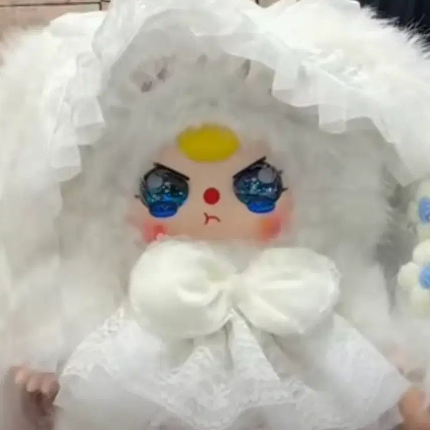 [BUNJANG] Baby Three Blossom 400 White Doll / 베이비쓰리 플라워 400 -  화이트 (반짝이 예쁜눈 물눈)