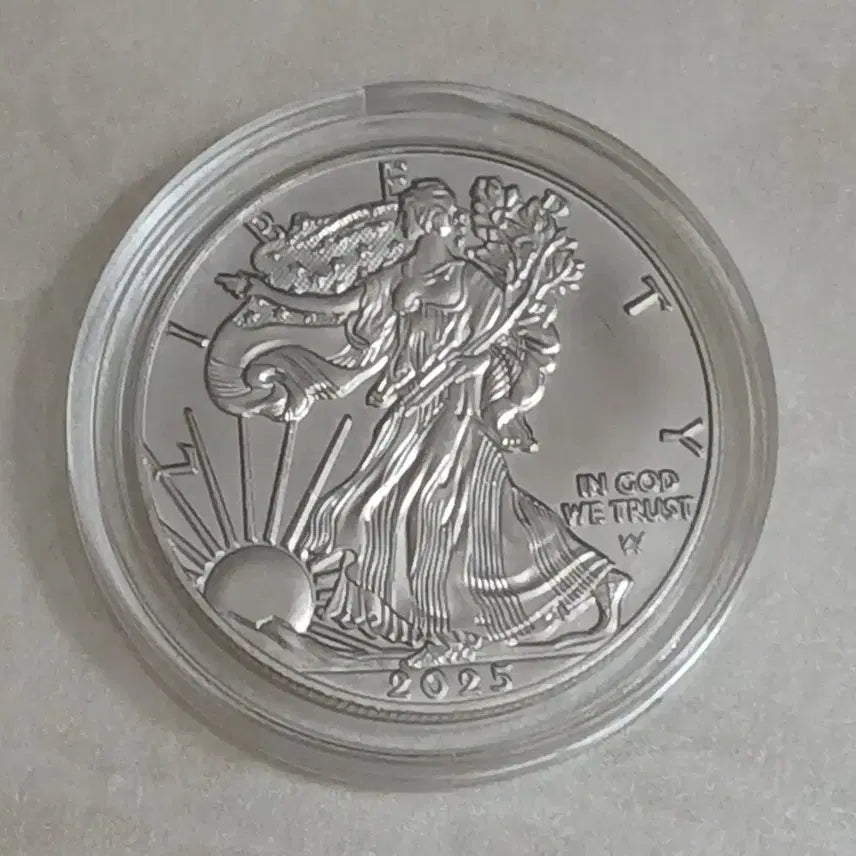 [BUNJANG] 2025 American Silver Eagle Uncirculated Coin (UNC) / (특가)미국2025 실버이글 미사용(UNC) 은화