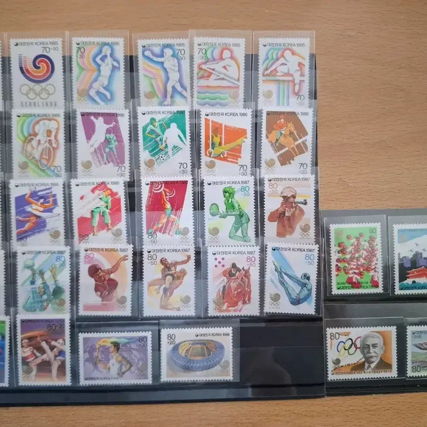 [BUNJANG] 1988 Seoul Olympics Commemorative Stamps / 88 서울올림픽 기념 우표