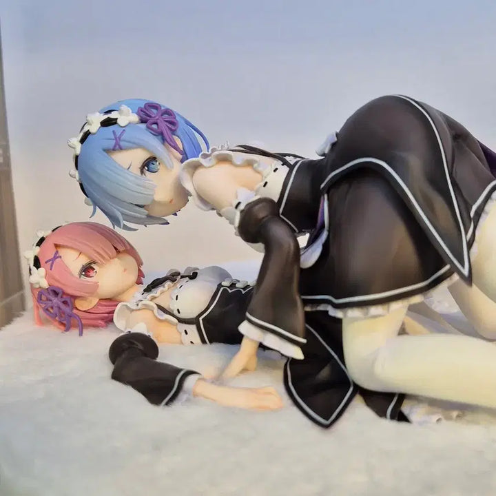 [BUNJANG] F:nex Rem &amp; Ram 1/7 Scale Figure / 페넥스 렘&amp;람 피규어 1/7스케일 (F:nex)