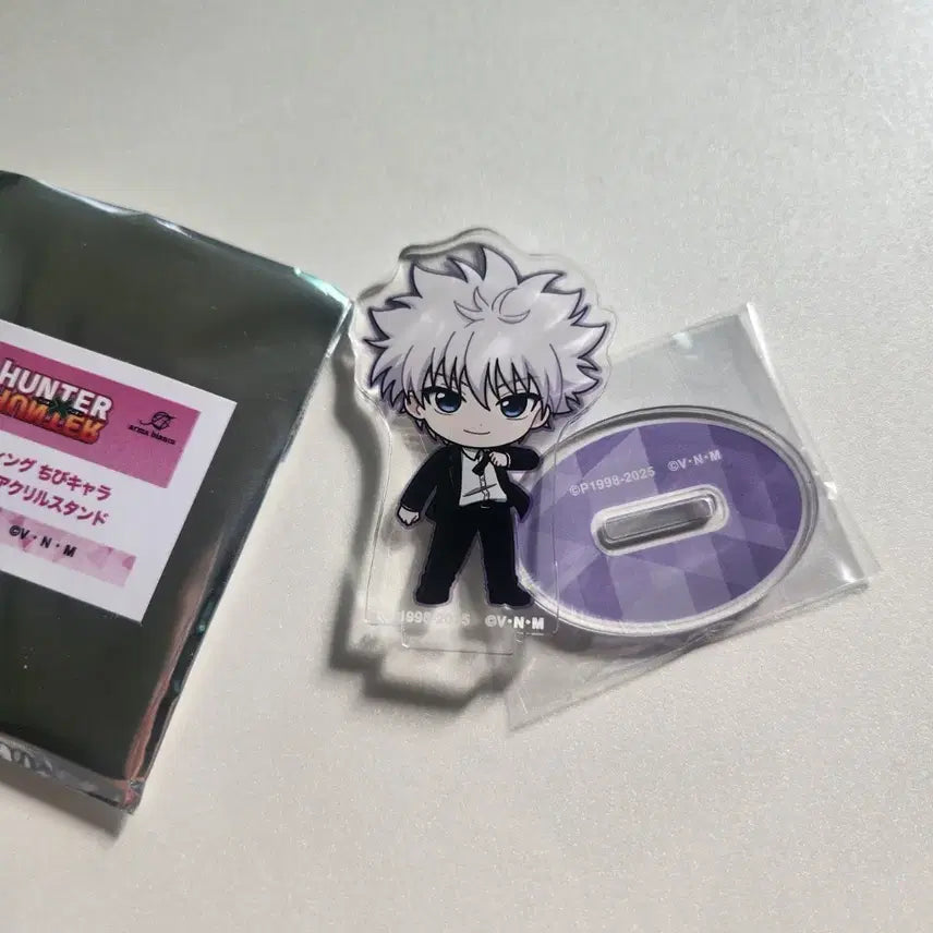[BUNJANG] Hunter x Hunter Killua Suit Chibi Trading Acrylic Stand / 헌터헌터 키르아 정장 치비 트레이딩 슈트 수트 전투후 아크릴 스탠드