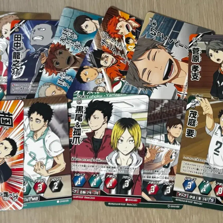 [BUNJANG] Haikyuu!! Baka Cards 11-Card Bundle Set / 하이큐 바보카 11장 일괄 판매