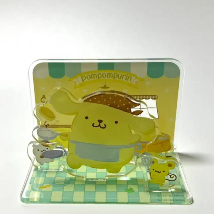 [BUNJANG] Sanrio Pompompurin Clear Pouch / 산리오 구미캔디 폼폼푸린 투명 파우치
