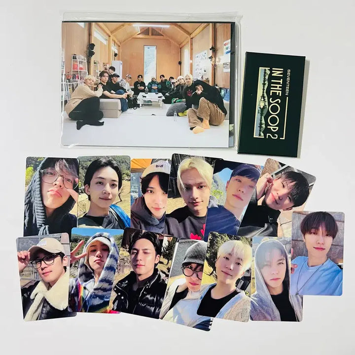 [BUNJANG] Seventeen In The Soop 2 Group Photo Photocard Set Bundle / 세븐틴 인더숲2 단체사진, 포토카드 포카 세트 일괄
