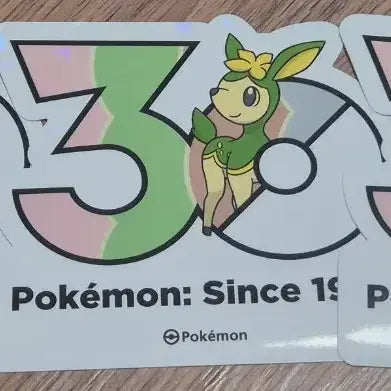 [BUNJANG] Pokemon 30th Anniversary Logo Sticker Set / 포켓몬스터 30주년 로고 스티커