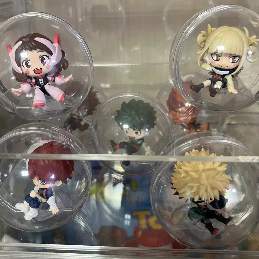 [BUNJANG] My Hero Academia Acrylic Ball Figure Set (7 Types) / 나의 히어로 아카데미 아크릴 볼 피규어 7종