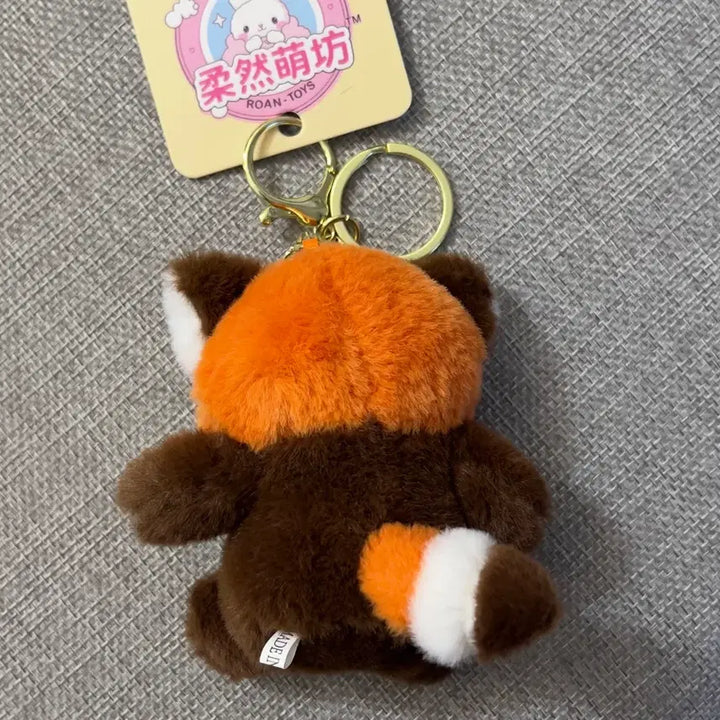 [BUNJANG] Red Panda Plush Keychain / 레서판다 인형 키링