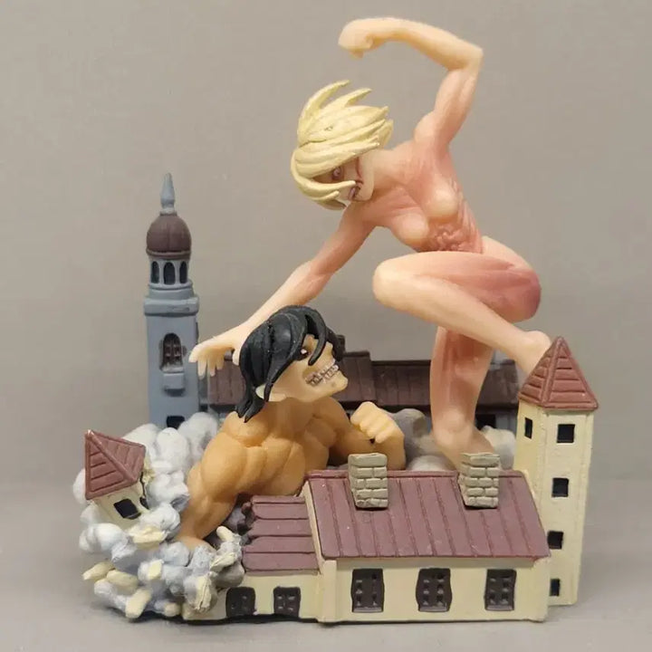 [BUNJANG] Attack on Titan Mini Figure Eren Titan Form / 진격의 거인 미니 피규어 에렌 여성형 거인