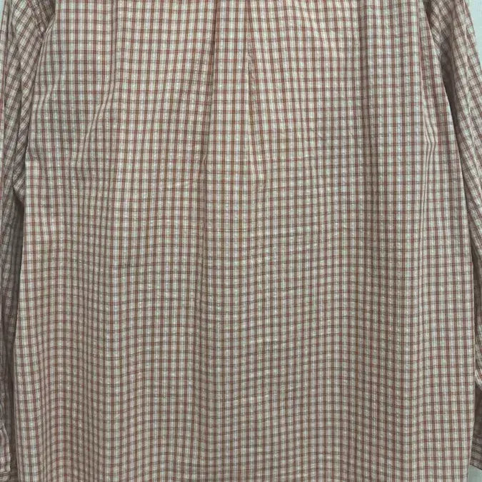 [BUNJANG] Espionage Checkered Shirt Orange Size M / 에스피오나지 체크 셔츠 오렌지 M사이즈