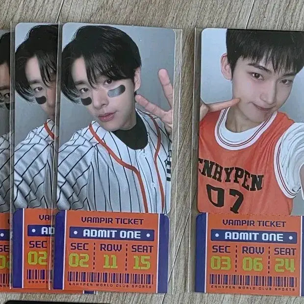 [BUNJANG] ENHYPEN World Club Sport Ticket Select Member Sunoo Jake / 엔하이픈월드 스페셜 티켓 택1 선우 제이크 제이 성훈
