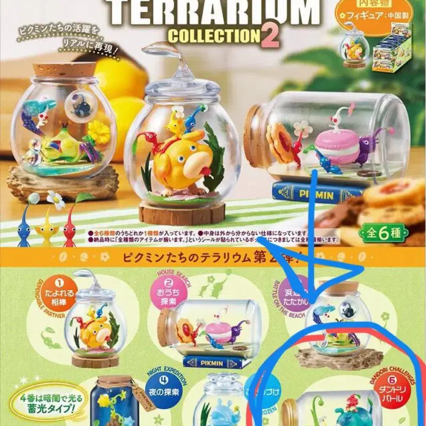[BUNJANG] Pikmin Terrarium Collection Vol. 2 Blind Box Figure No. 6 / 피크민 테라리움 컬렉션 2탄 리멘트 6번