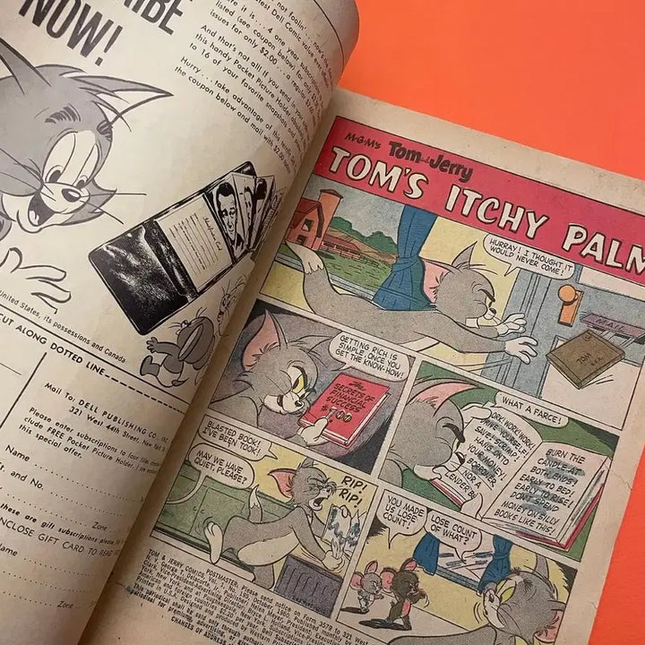 [BUNJANG] 1950s Tom and Jerry Original Vintage Book (Rare) / 1950s/오리지널 톰과제리 빈티지북(rare)