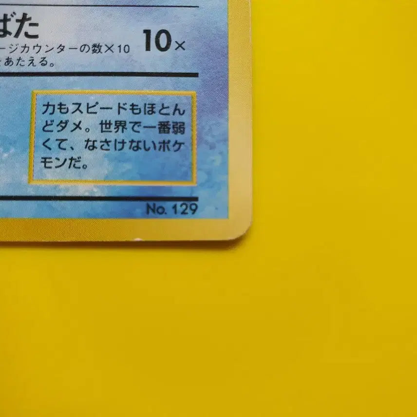 [BUNJANG] Pokemon Card 1996 Magikarp 1st Edition Japanese / 포켓몬카드 1996 잉어킹 1차한정초판 일판 일본판 1st 1ed
