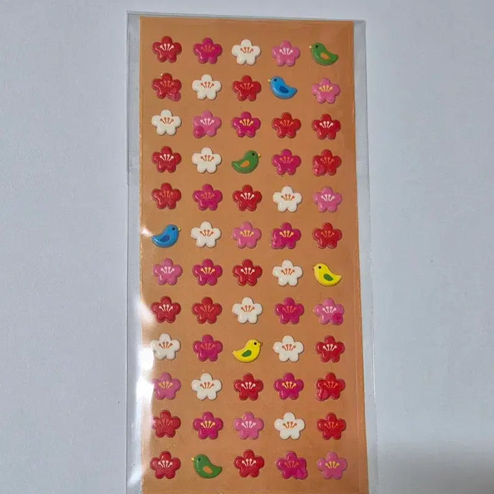 [BUNJANG] Vintage Flower and Bird Sticker Set / 고전 꽃,새 스티커