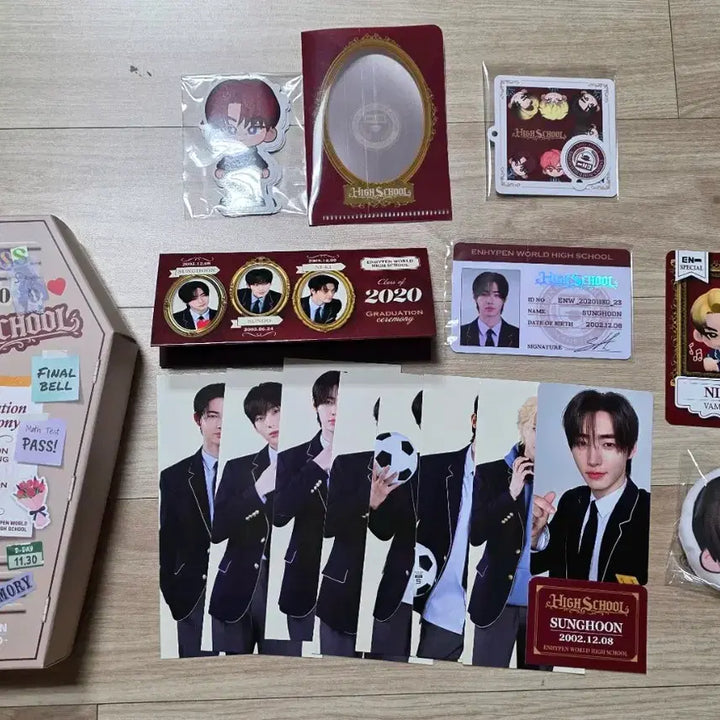 [BUNJANG] Enhypen World High School Special SP Card Sung-hoon / 엔하이픈월드 하이스쿨 성훈 스페셜 베이직 일괄 sp카드